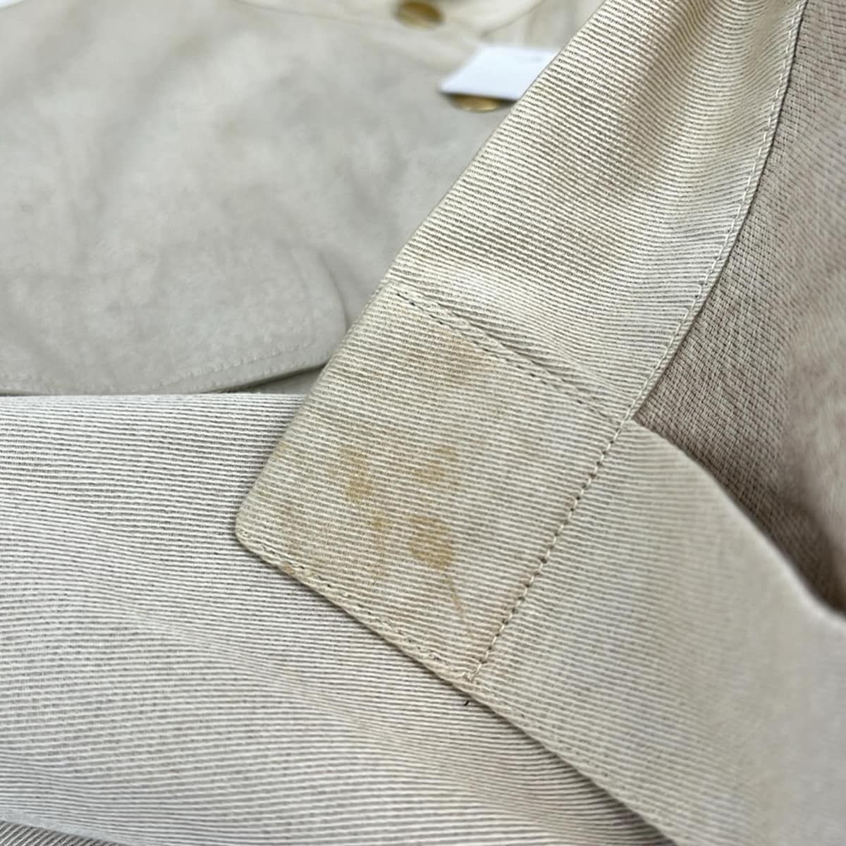  HERMES エルメス ワンピース サイズ38 M レディース - ベージュ 長袖 ひざ丈 シャツワンピ その他 ワンピース