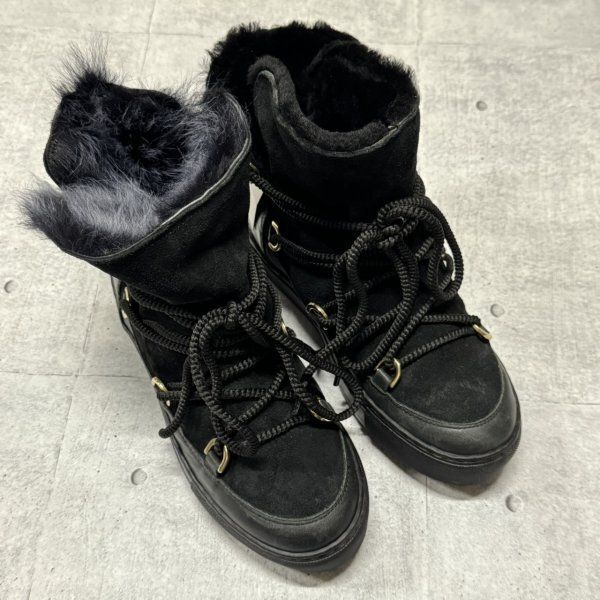 定価27500円 FAEDA ムートン マウンテンブーツ 起毛 ファエダ ファーブーツ ライナー 防寒 保温 スペイン製 YL 2858