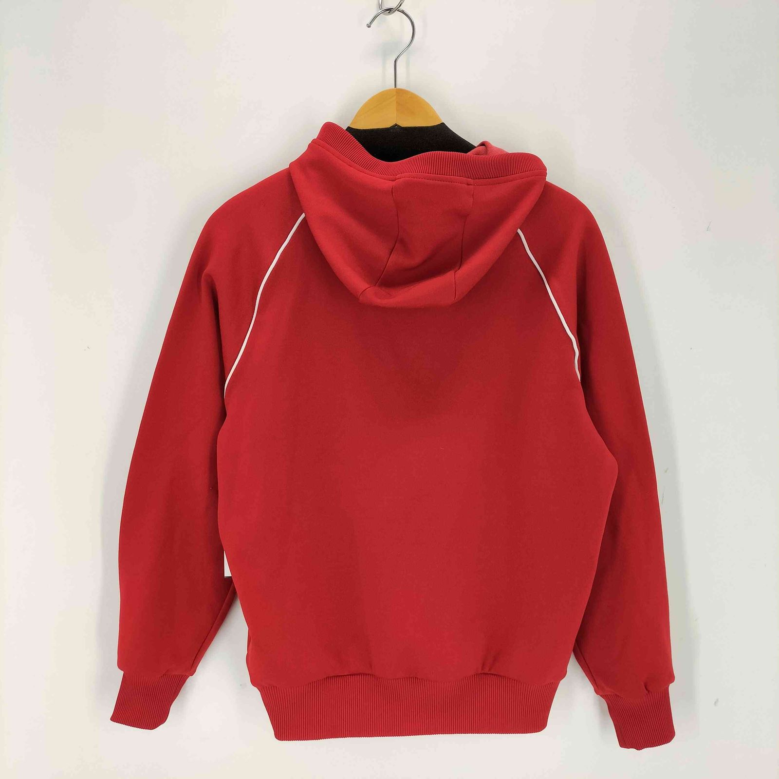 アディダス adidas 80s トレフォイルロゴ刺繍 ハーフジップパーカー