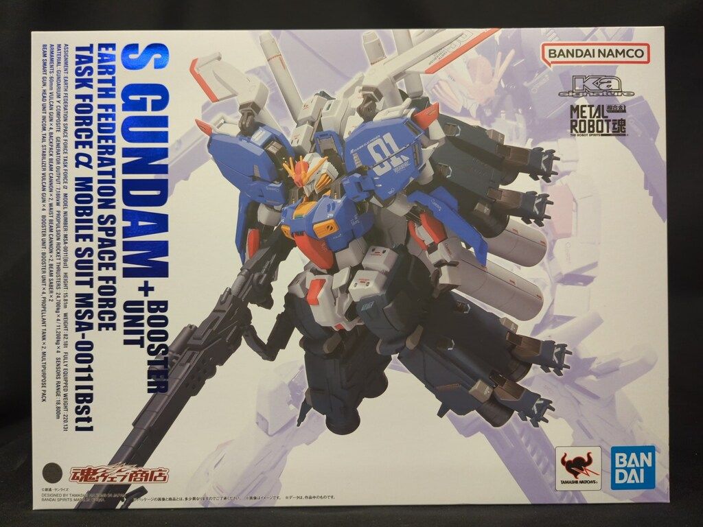 BANDAI SPIRITS METAL ROBOT魂 Ka signature SIDE MS ガンダム センチネル Sガンダム ブースター ユニット装着型