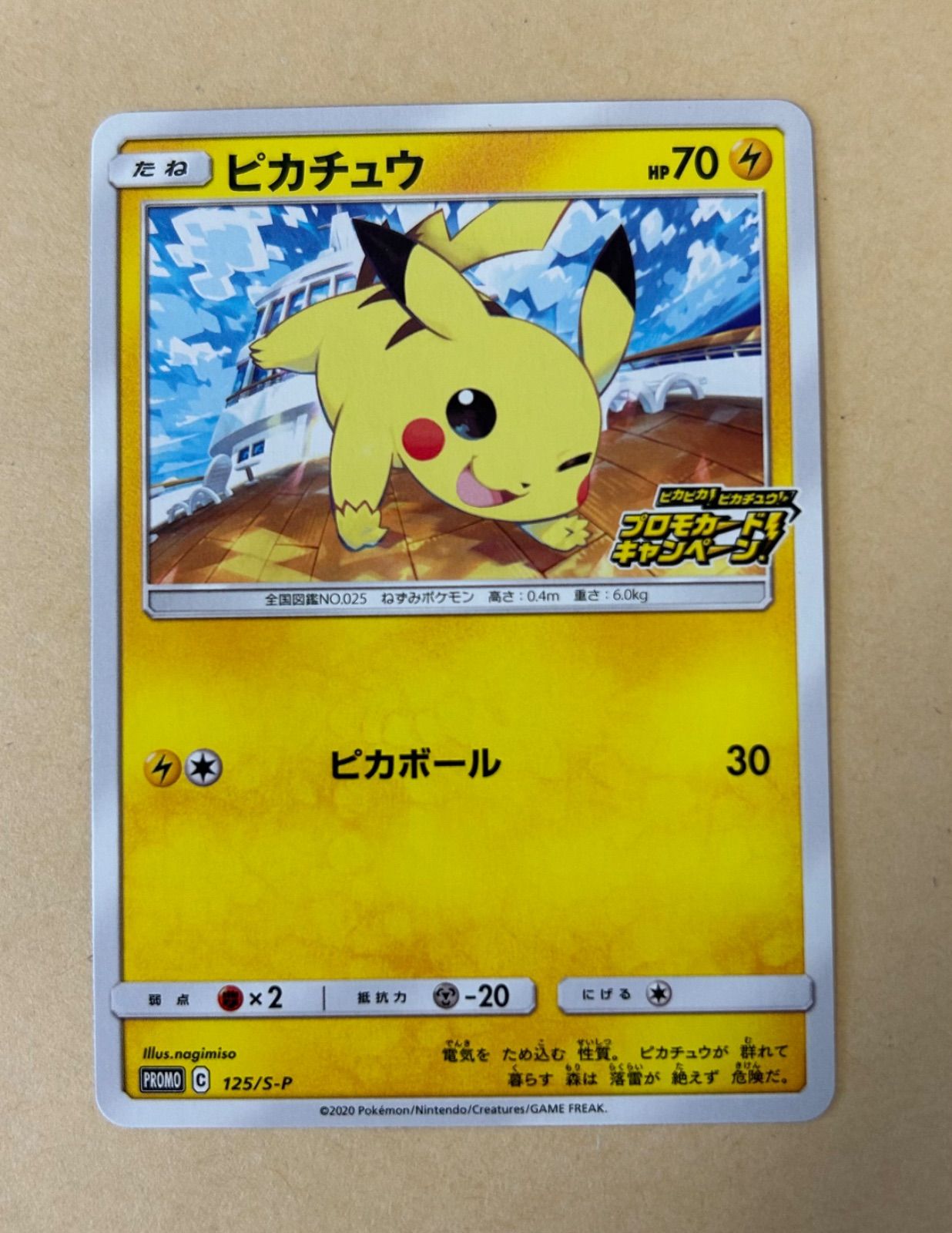 3枚/プロモ/ピカピカ！ピカチュウ！プロモカード キャンペーン！/PROMO