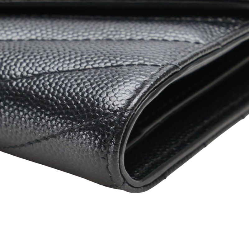  サンローラン YSL Vステッチ 403943 ブラック レザー レディース SAINT LAURENT 1 0217454 その他 小物