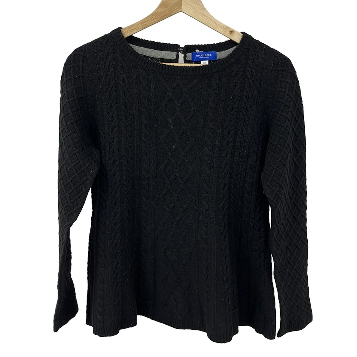 BLUE LABEL CRESTBRIDGE 長袖トップス 38 BLUE LABEL CRESTBRIDGE ブラック長袖トップス 38 BLUE LABEL