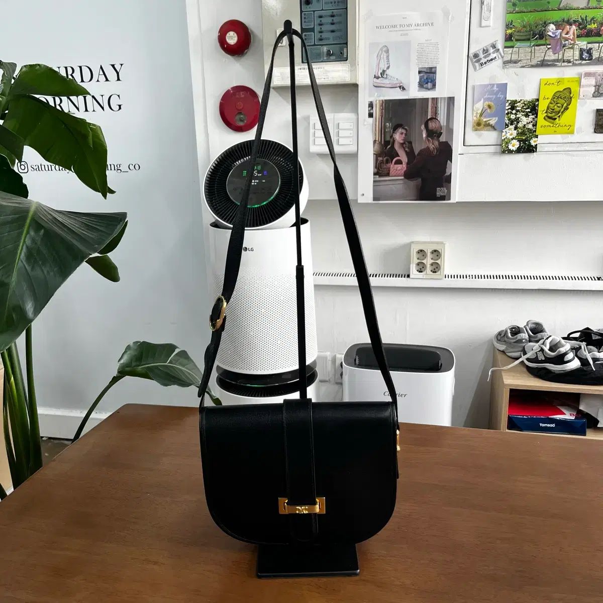 オールド セリーヌ トリオンフ クロスバック ショルダーバッグ