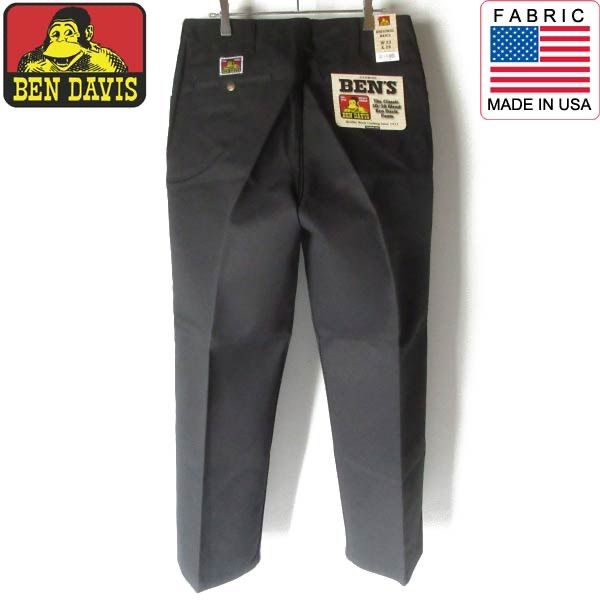 US企画 BEN DAVIS ベンデイビス ベンズ ワークパンツ 黒 W 33 L 29 フリスコ アメリカ企画品 ブラック D 151