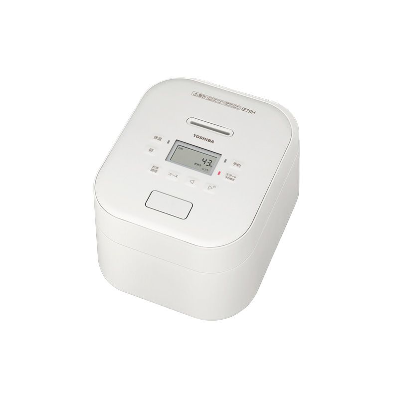 メーカー TOSHIBA 東芝 圧力IHジャー炊飯器 RC 10 FPX W ミルキーホワイト 備長炭ダイヤモンド釜 5 5合