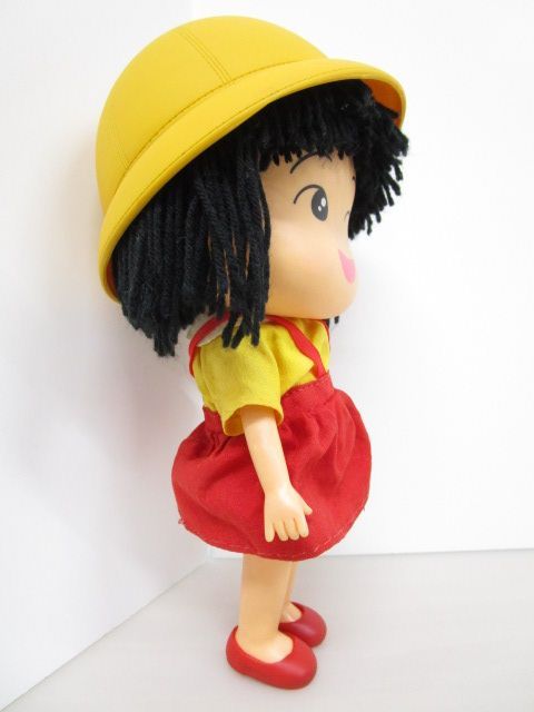 ちびまる子ちゃん　ソフビ人形　タカラ　日本製　さくらももこ　レトロ　1990 送料無料】☆希少 1990年製☆ タカラ ちびまる子ちゃん ソフビ人形