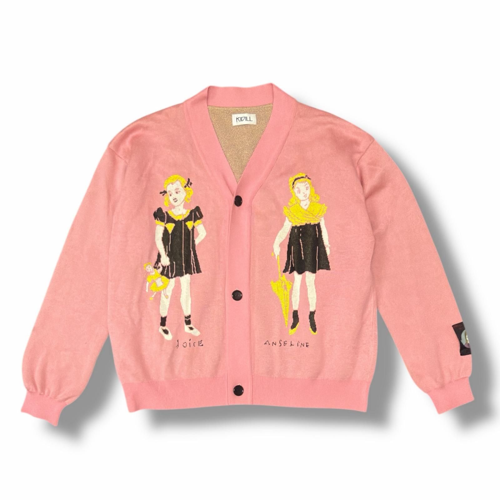 kidill daisy and G Henrydarger コラボカーディガン 参考上代47,300円 KIDILL × Henry Darger 22AW Knit Cardigan Angeline