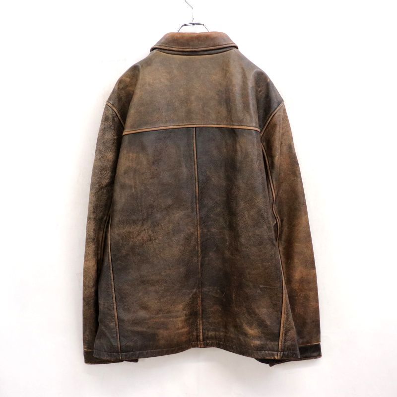 00s Eddie Bauer レザージャケット メンズ 表記XLサイズ - メルカリ
