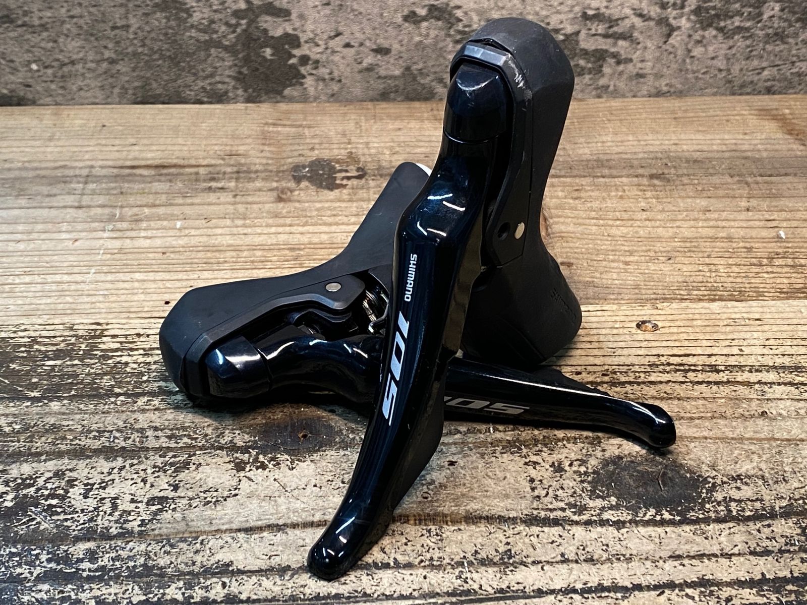 JO864 シマノ SHIMANO 105 ST-R7020 STIレバー セット 2x11s 油圧 ※錆