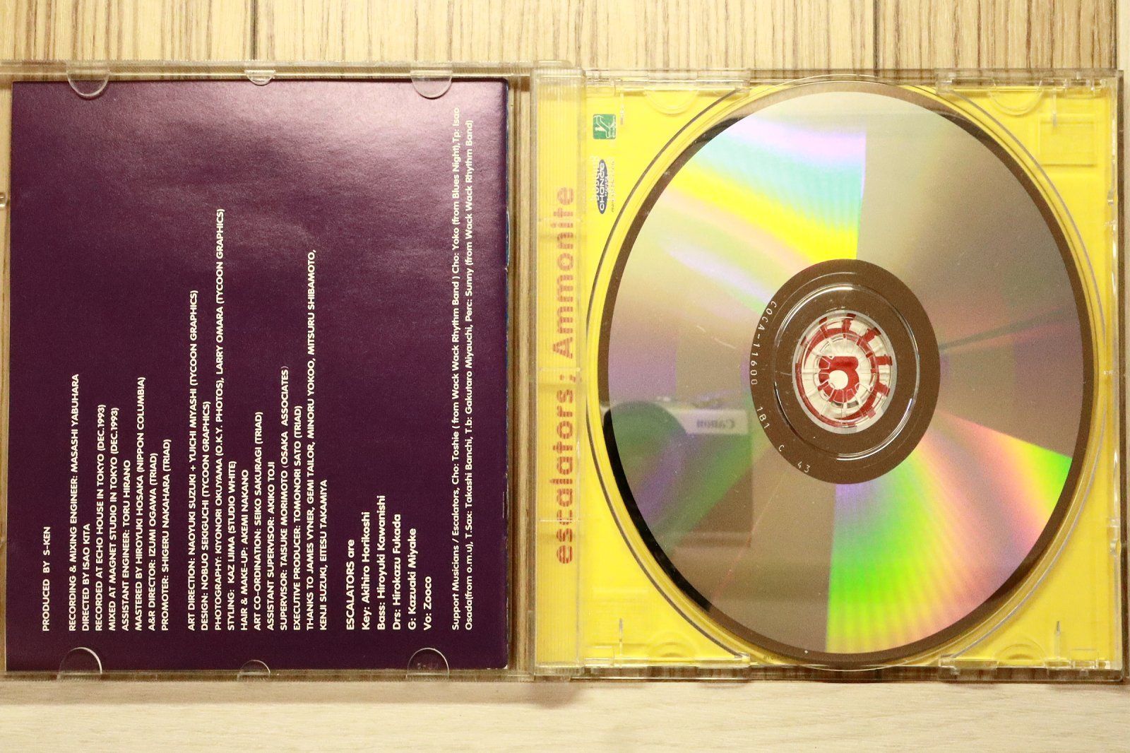 国内盤CD☆エスカレーターズ/ESCALATORS□ Ammonite 【COCA11600 