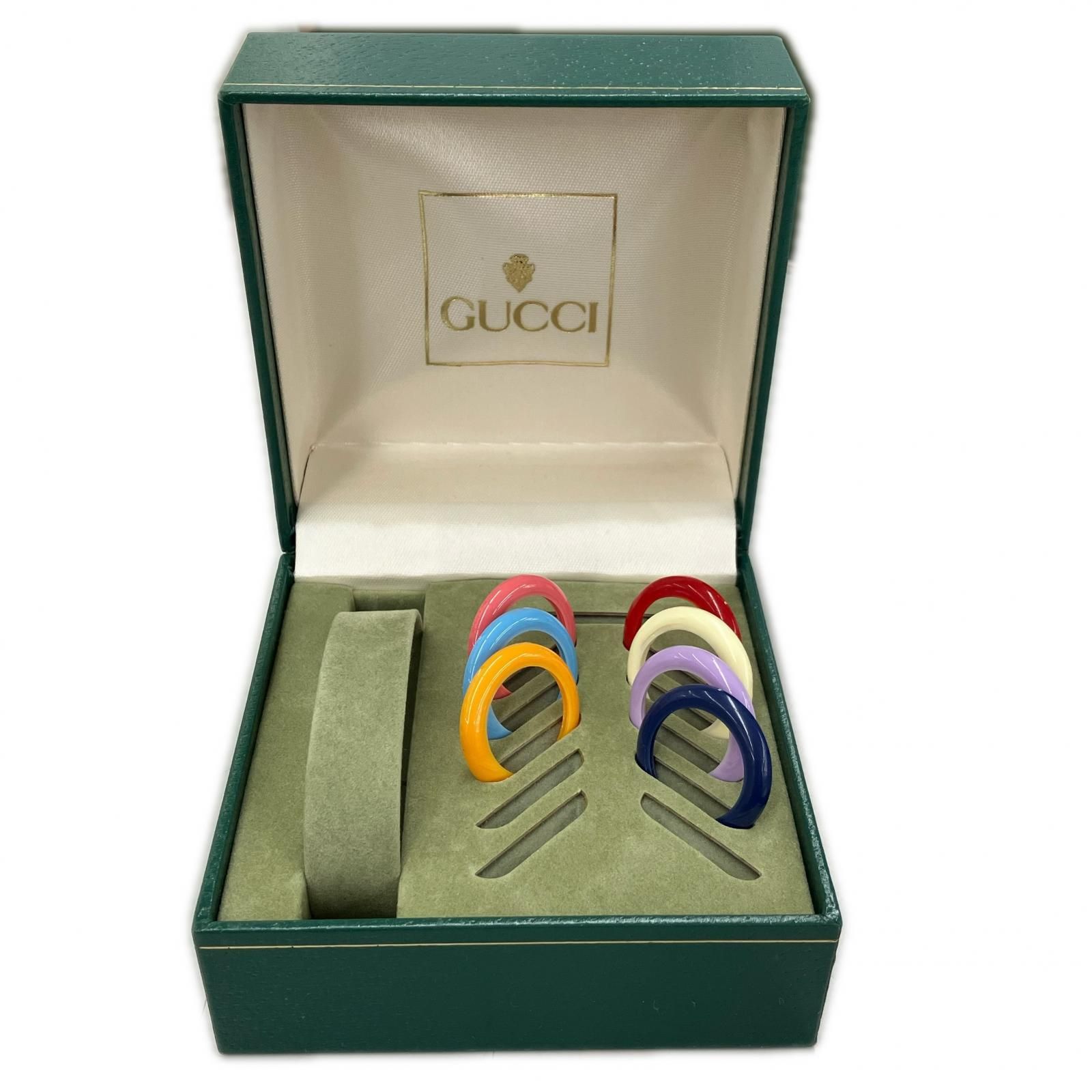 186000 GUCCI グッチ チェンジベゼル リングセット(時計無し) - メルカリ