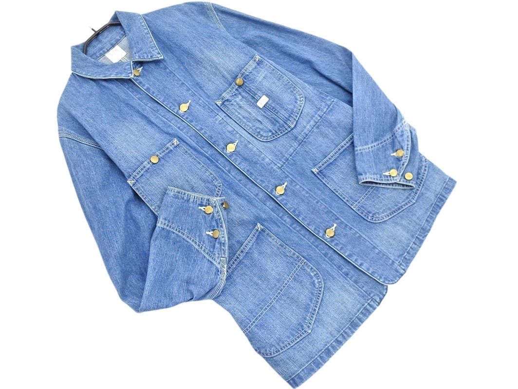Lee リー LM5412 91 J 復刻 デニム カバーオール ジャケット size38/青