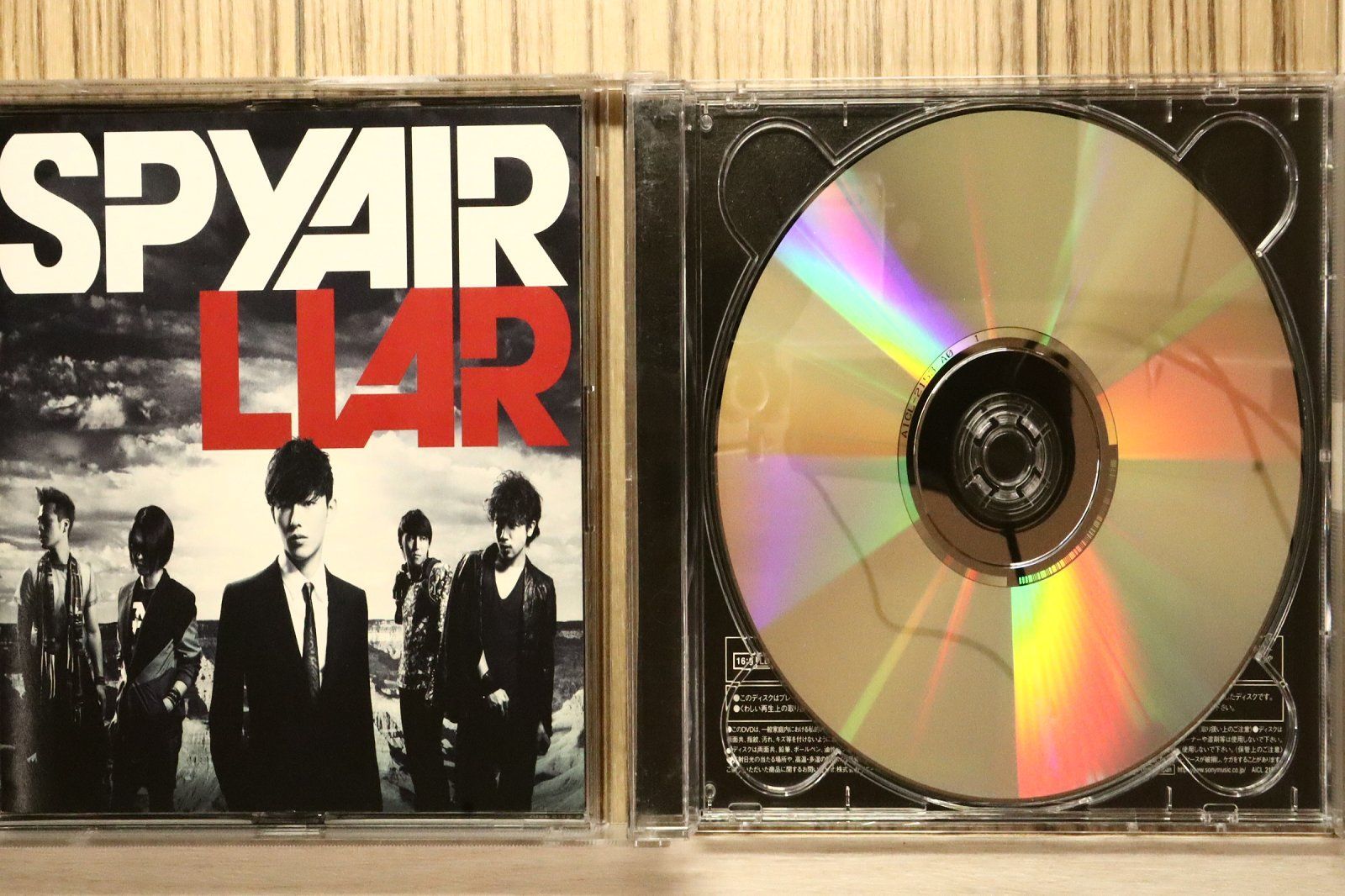 国内盤CD☆スパイエア/SPYAIR□ LIAR [CD+DVD]＜初回生産限定盤