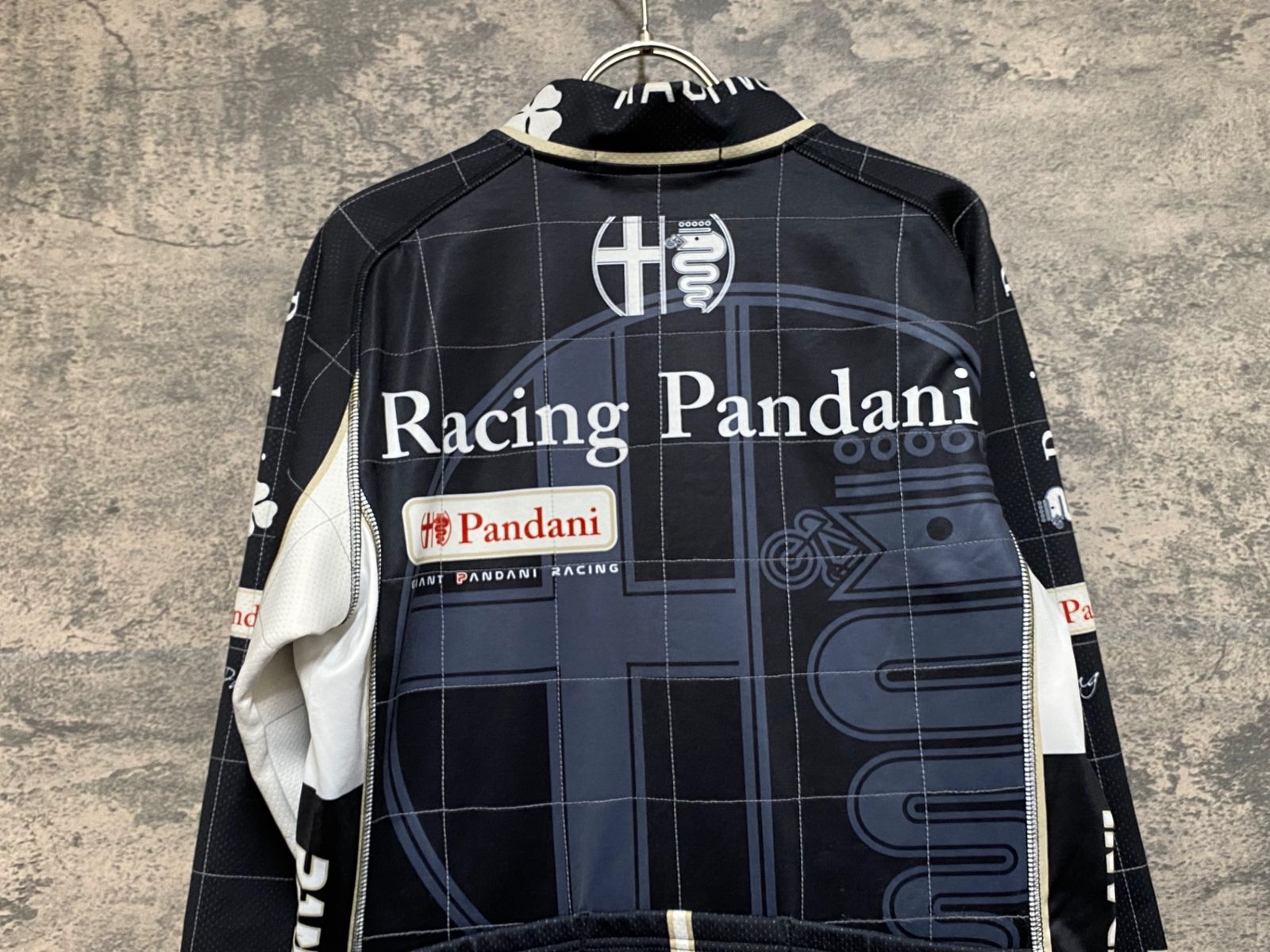 JP125 パンダーニ Pandani 長袖 サイクルジャケット 黒 M 裏起毛