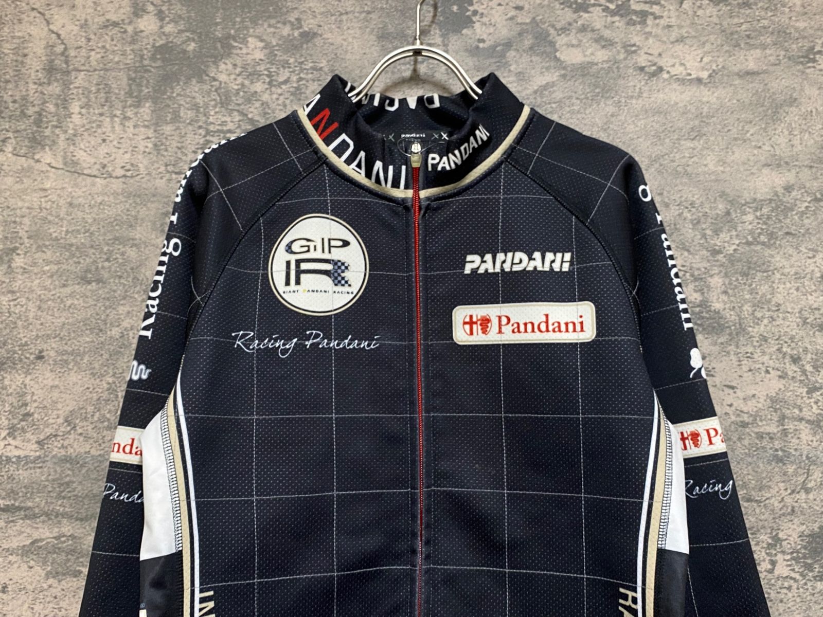 JP125 パンダーニ Pandani 長袖 サイクルジャケット 黒 M 裏起毛