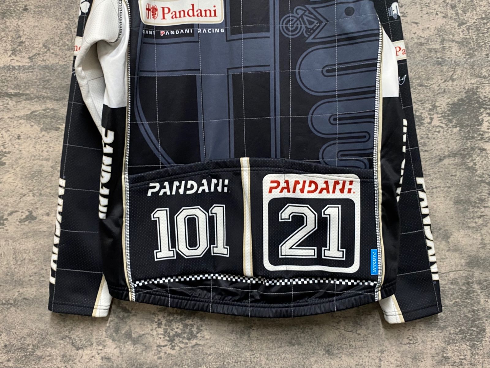 JP125 パンダーニ Pandani 長袖 サイクルジャケット 黒 M 裏起毛