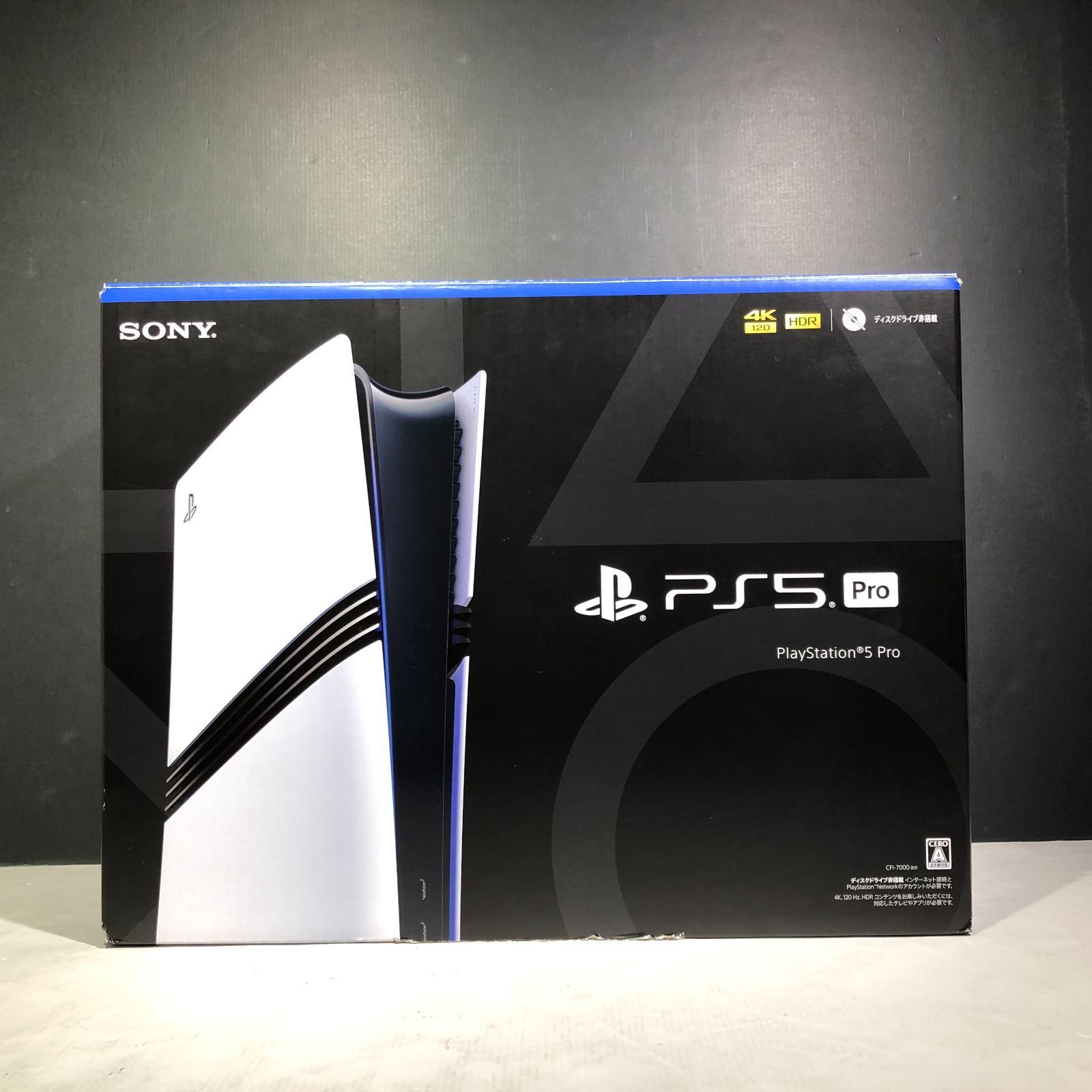 城東35-017 SONY PlayStation 5 Pro CFI-7000 B 01 PS Pro|プレイステーション5プロ ディスクドライブ非搭載