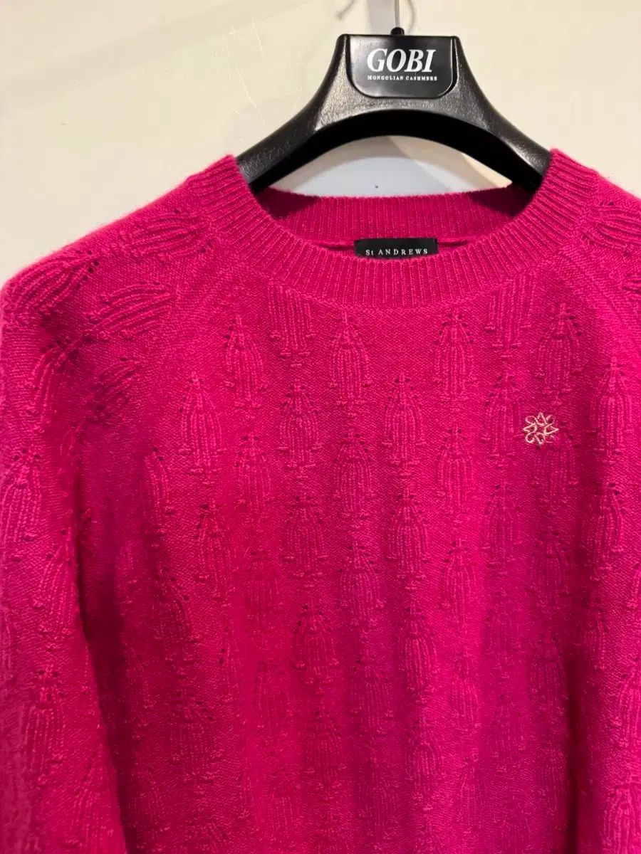 St Andrews セントアンドリュース ピンク色 カシミア ニット