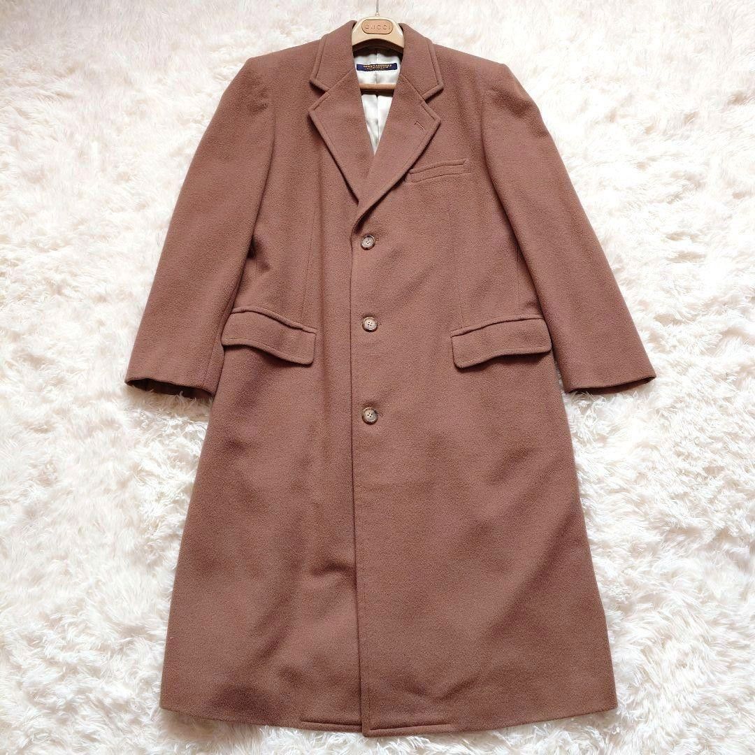 希少 80s 90s ブルックスブラザーズ カシミヤ ラム ウール ロング