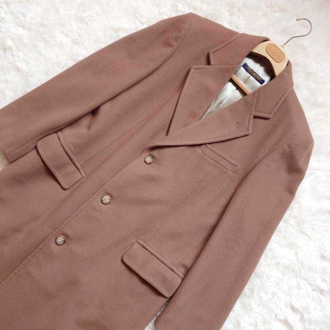 希少 80s 90s ブルックスブラザーズ カシミヤ ラム ウール ロング