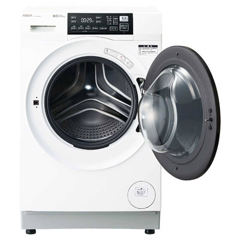 設置無料 アクア AQUA ドラム式洗濯乾燥機 右開き 洗濯8 0 kg 乾燥4 ヒーター乾燥 水冷 除湿タイプ ホワイト AQW D 8 A R W 標準設置無料