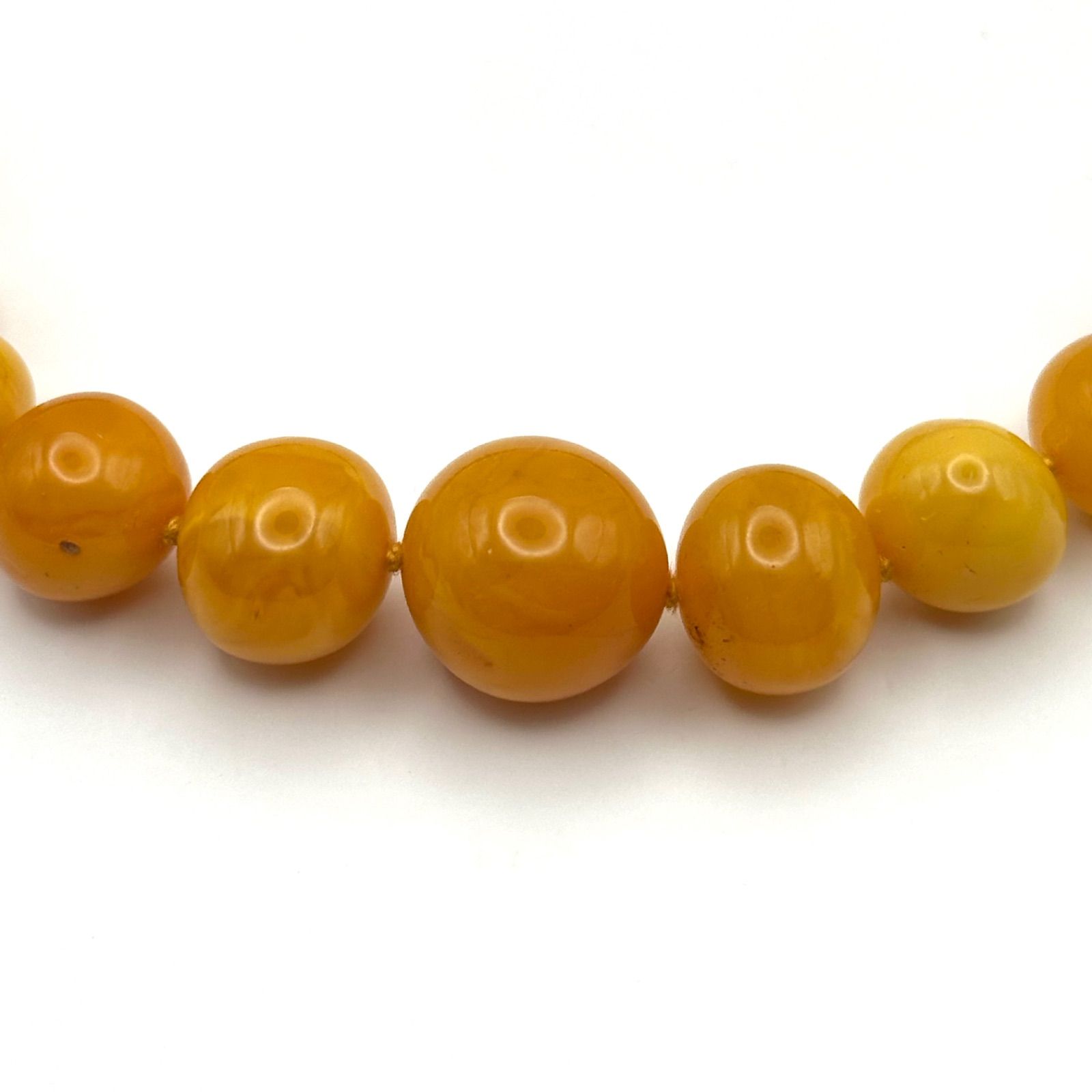 極希少】ロイヤルアンバー ネックレス 蜜蝋琥珀 - メルカリ