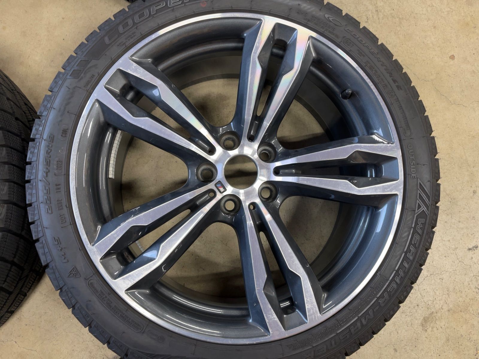  BMW X 1 F 48 2 39 冬用 製 19インチ 4本セット 19インチ タイヤ ホイールセット