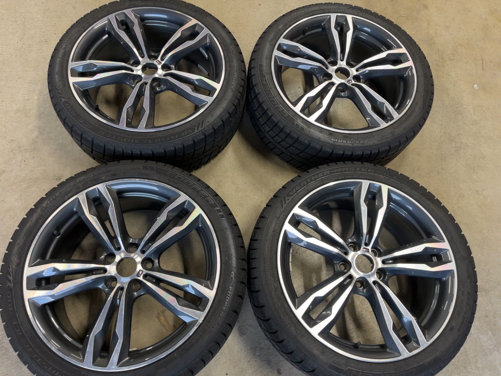 BMW X 1 F 48 2 39 冬用 製 19インチ 4本セット