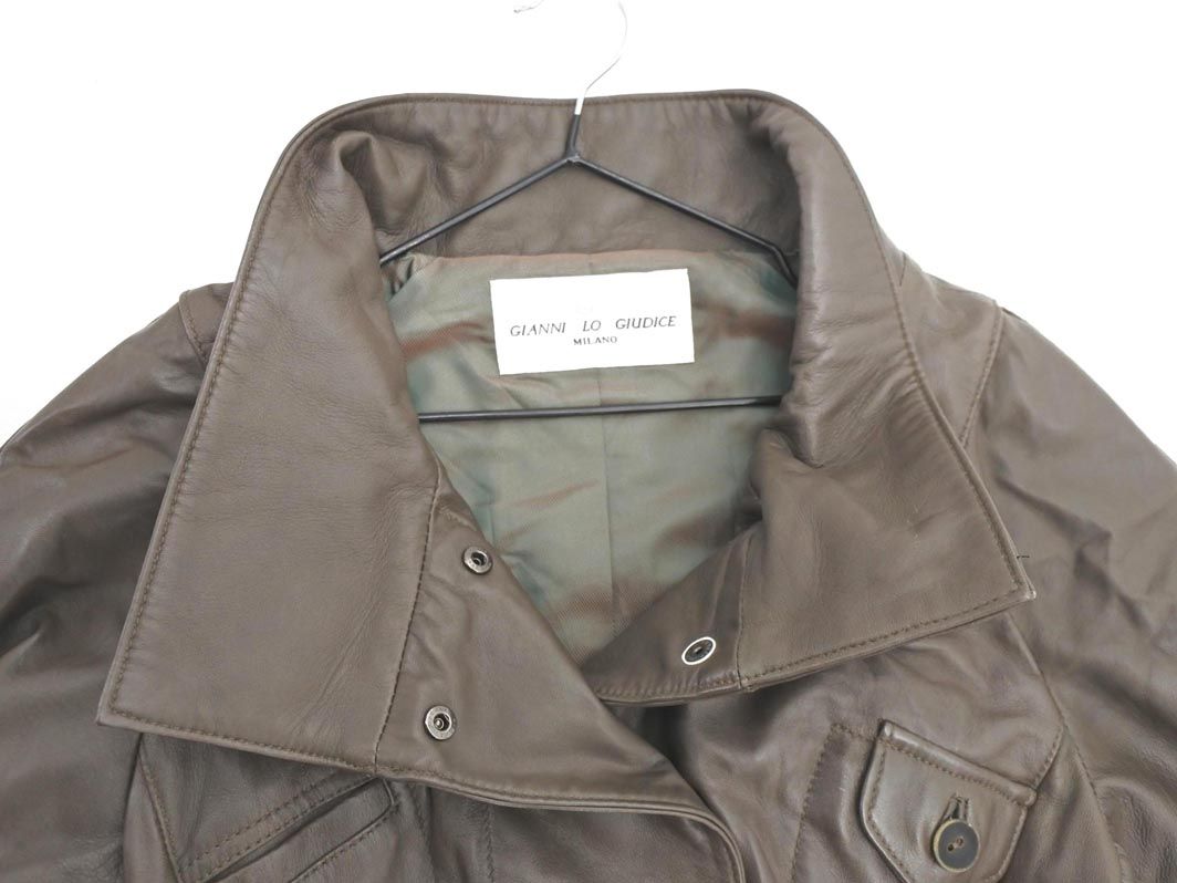 GIANNI LO GIUDICE ジャンニロジュディチェ 本革 レザー ジャケット