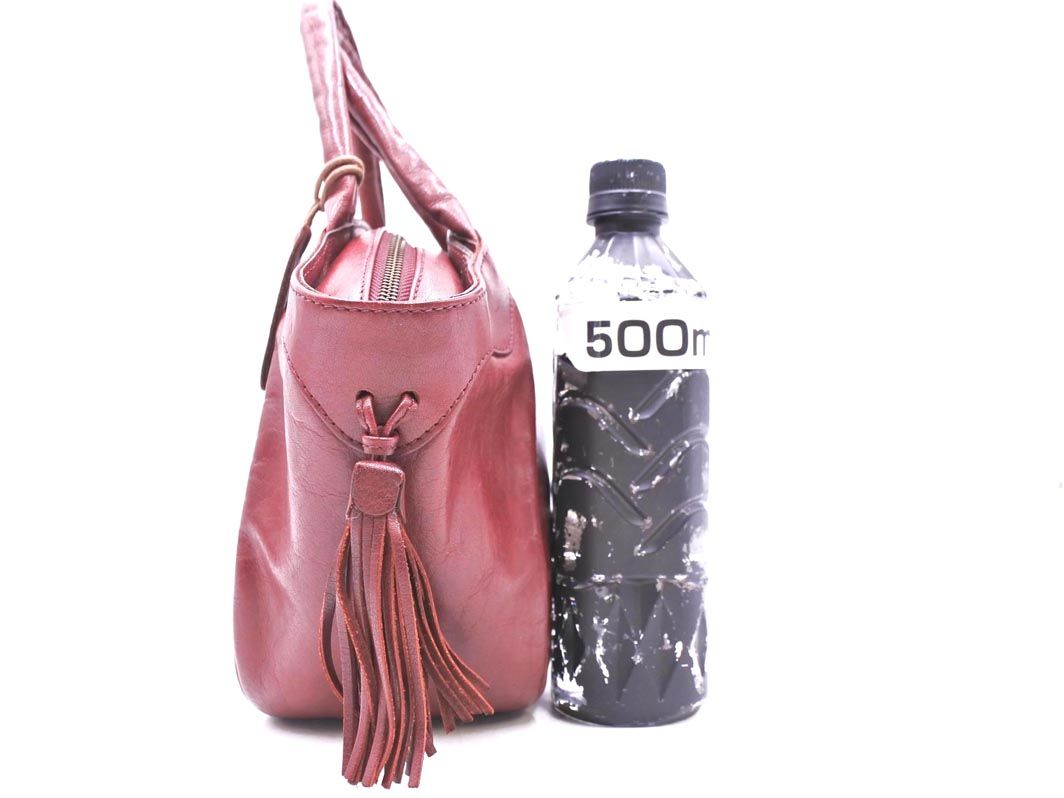 IBIZA イビザ 本革 レザー ハンド バッグ ボルドー □□ レディース