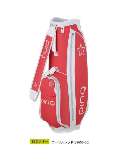 PING キャディバッグ/レディース/CB/限定/RED/赤//ゴルフ/バッグ/新品