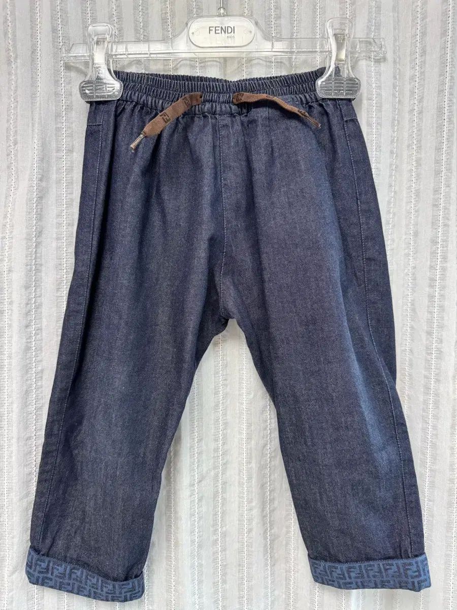 FENDI フェンディ キッズ FF ロゴ デニム パンツ