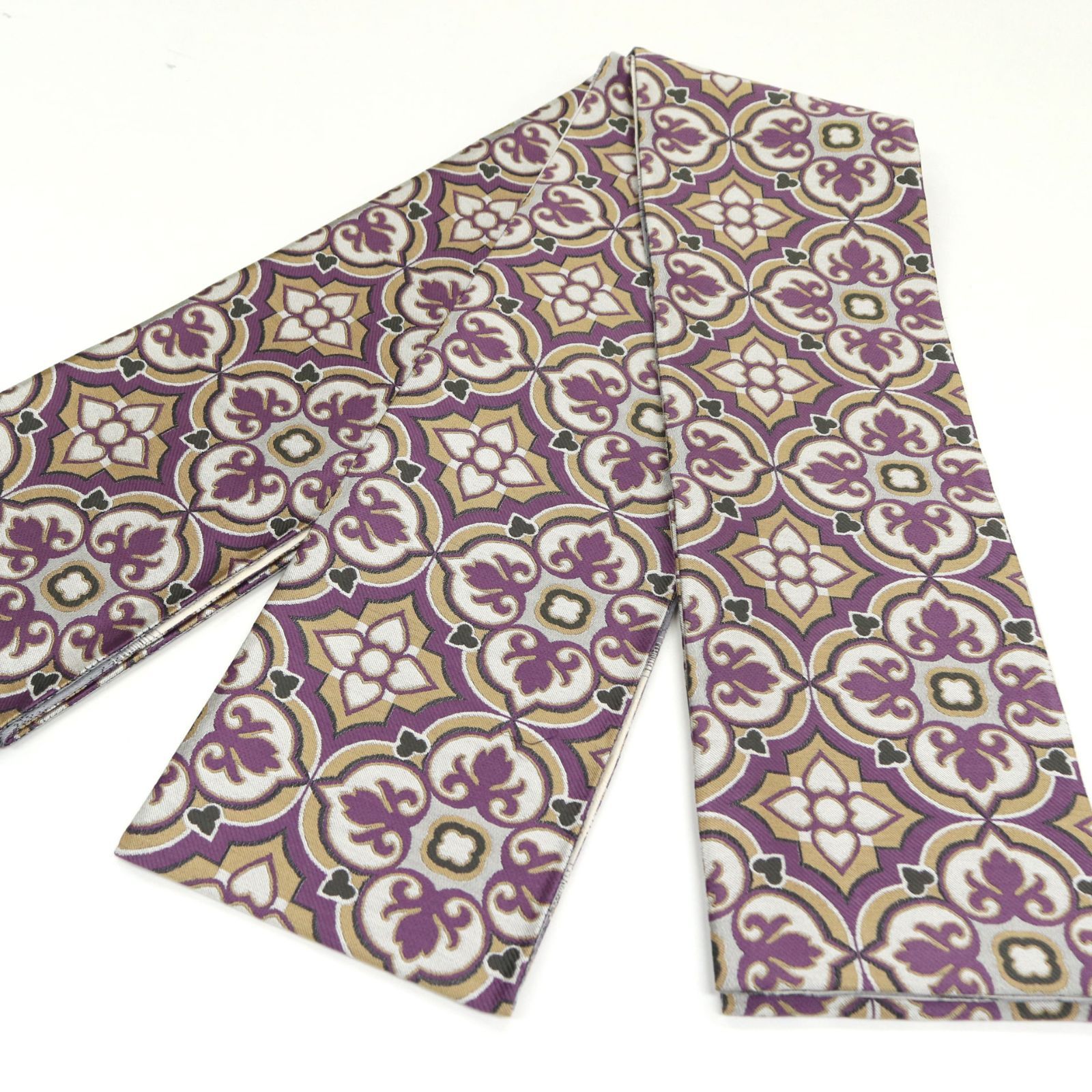 oha 081 西陣織 小袋帯 半幅帯 長尺