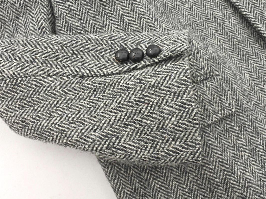 HARRIS TWEED ハリスツイード ウール100% ヘリンボーン テーラード