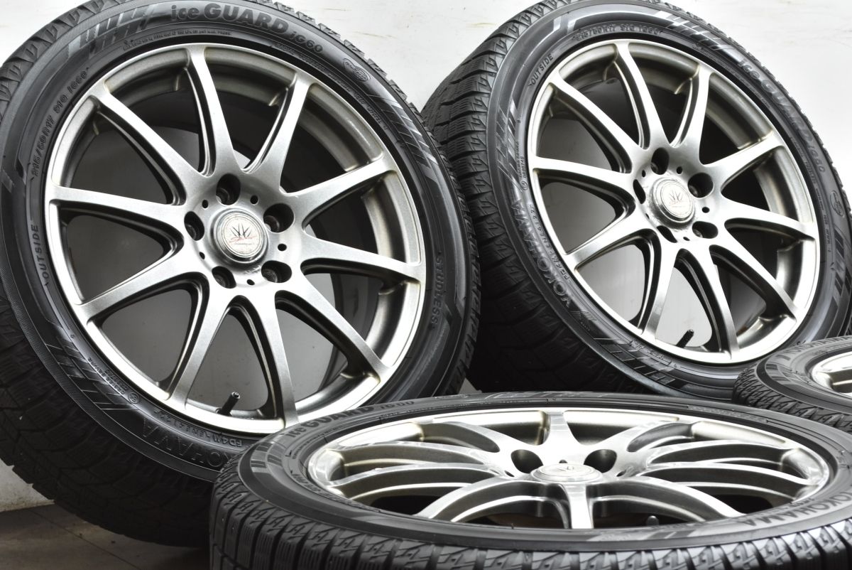 バリ溝 LOXARNY SPORT 17 in 7 J 55 PCD 114 3 アイスガードiG 60 215 50 R GUインプレッサ レヴォーグ WRX S 4 プリウスα NCロードスター