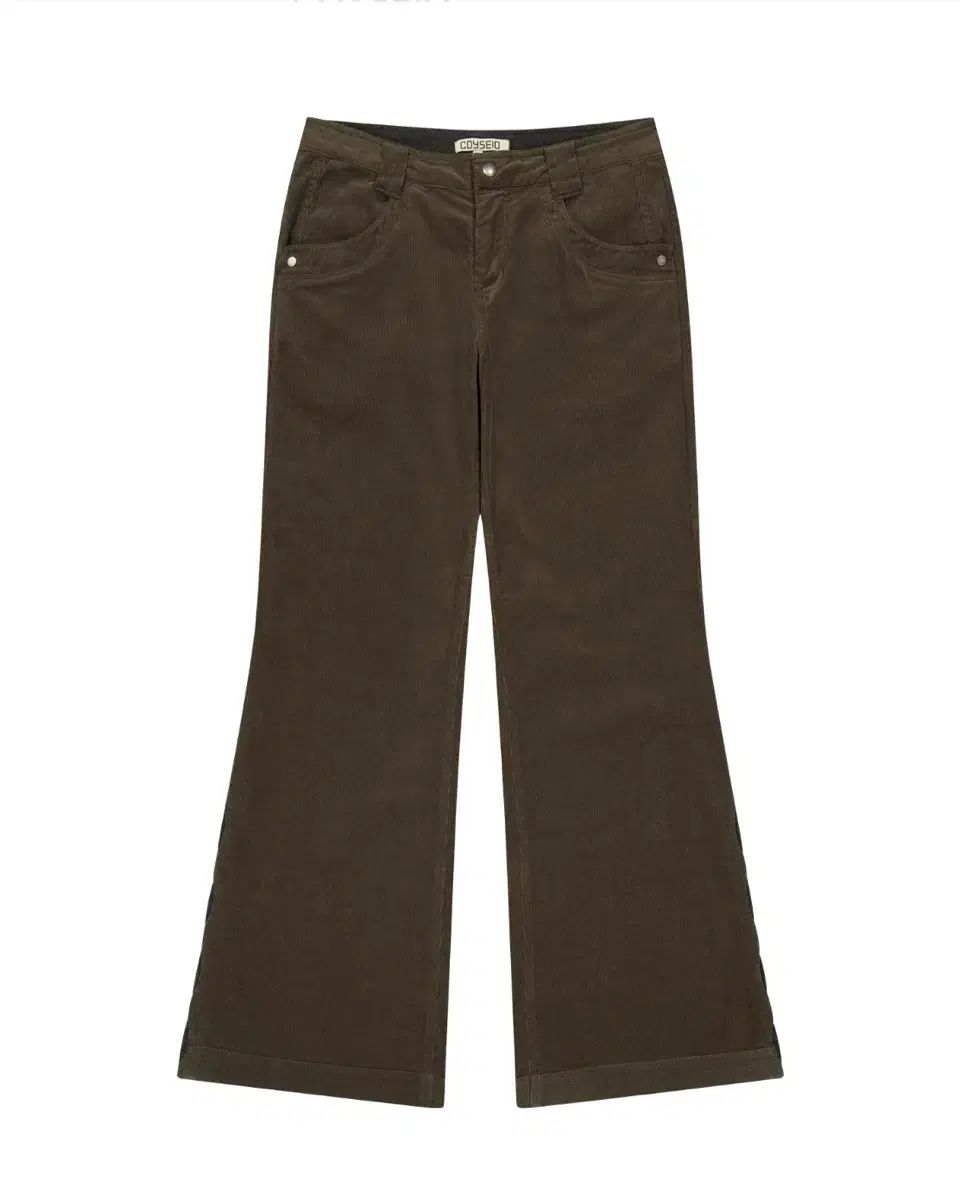 イッセイ ミヤケ リーフ カット コーデュロイ パンツ ブラウン