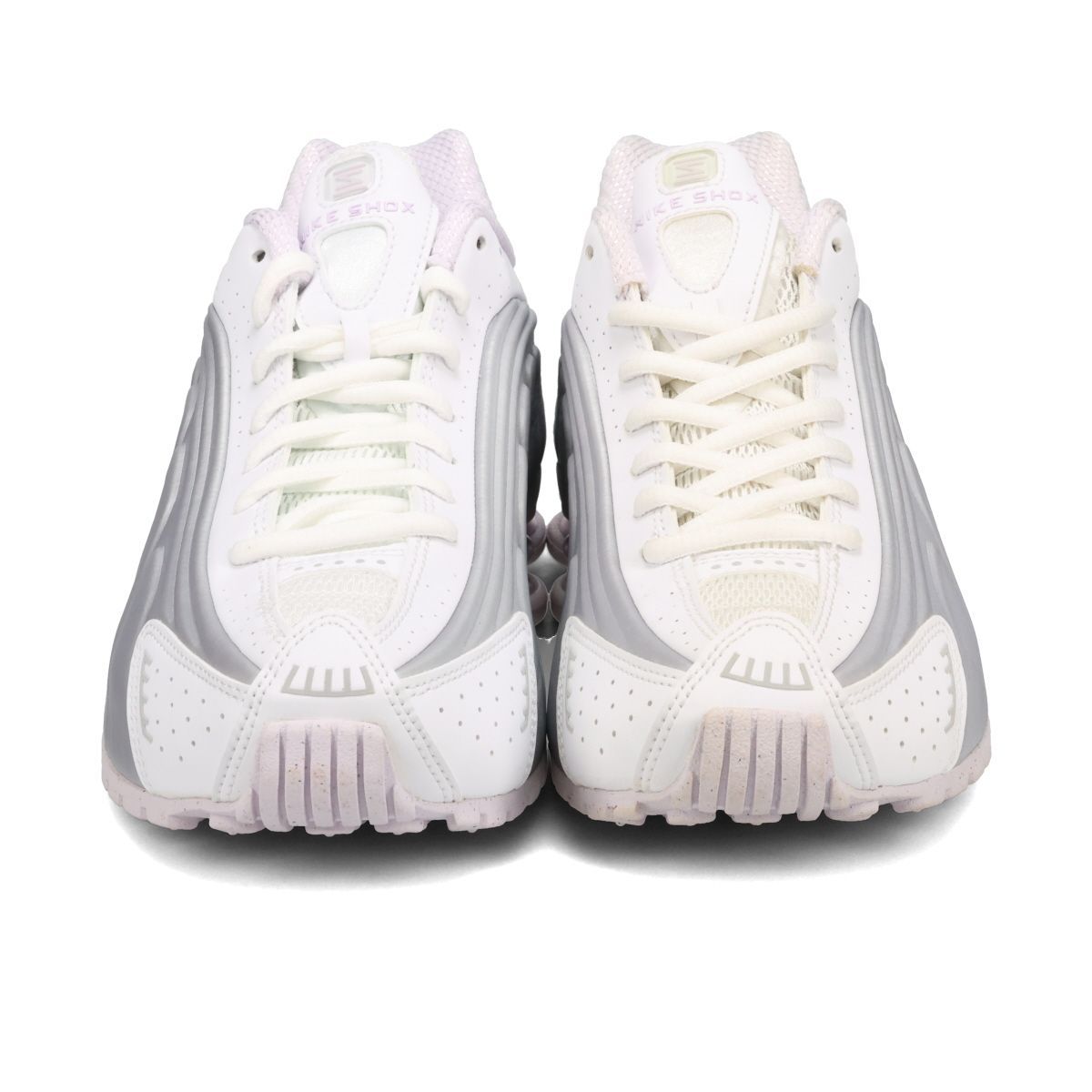 NIKE WMNS SHOX R4 WHITE/BARELY GRAPE/MTLC PLATINUM 24.0cm - メルカリ