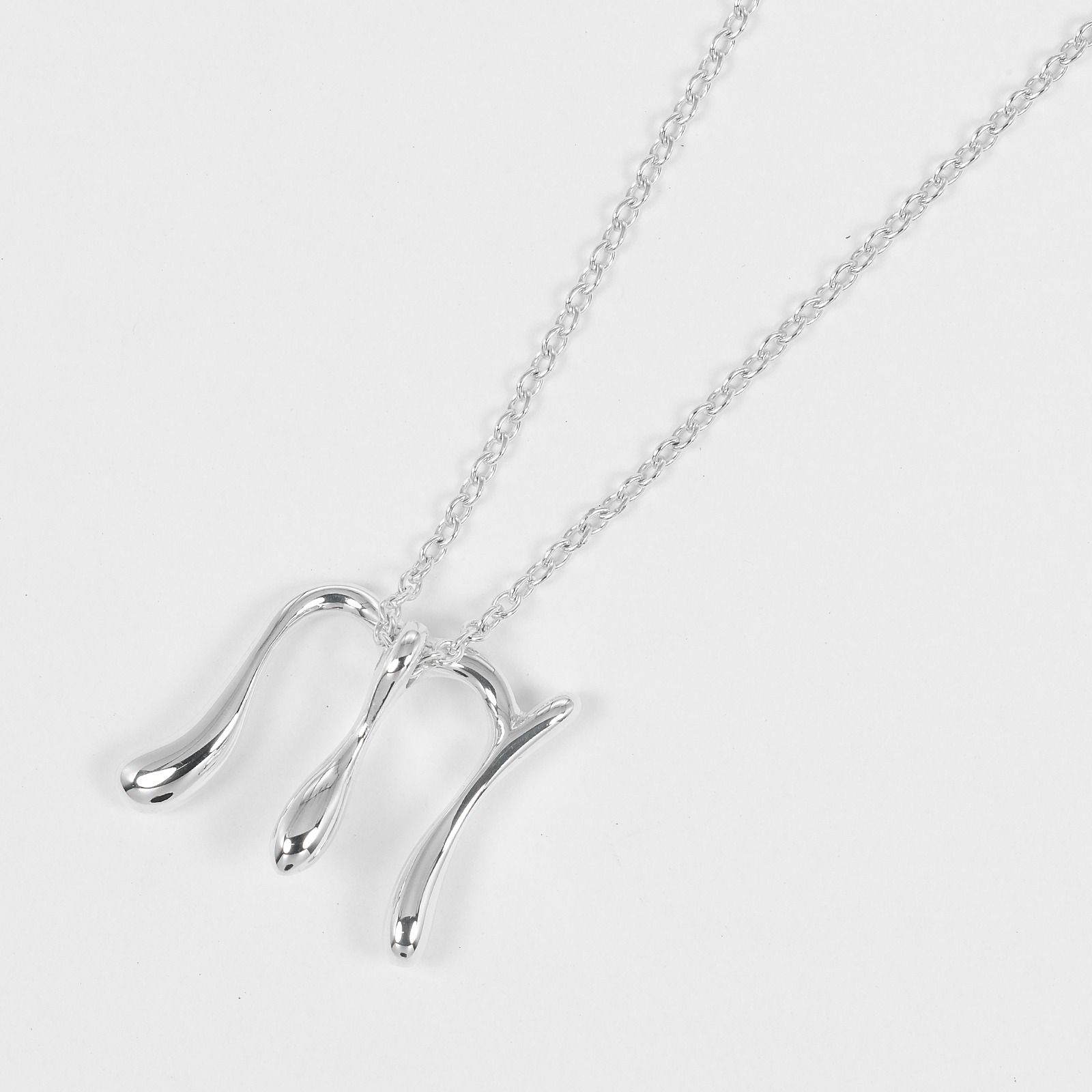 TIFFANY&Co.】ティファニー レターm イニシャルm シルバー925