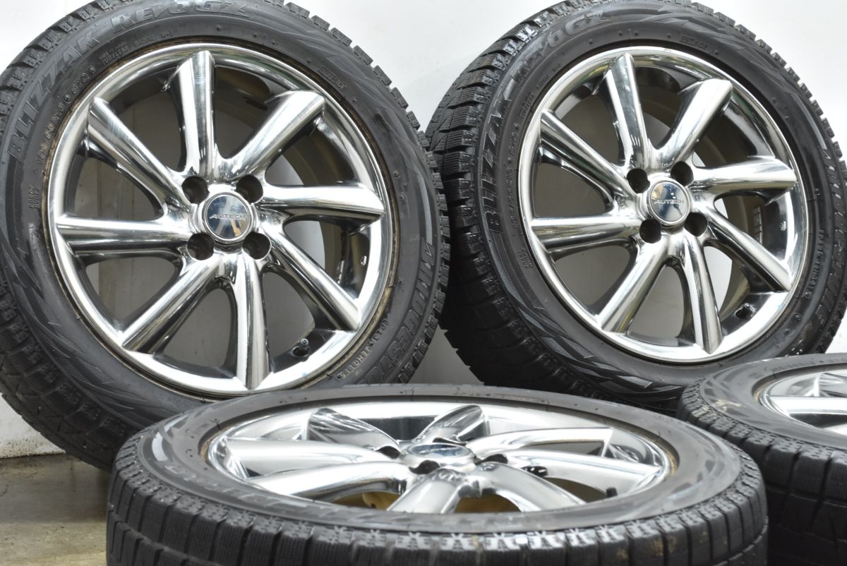 品 RAYS製 ニッサン Z 12 キューブ ライダー オーテック 16 in 6 J 42 PCD 100 ブリヂストン ブリザック REVO GZ 195 55 R