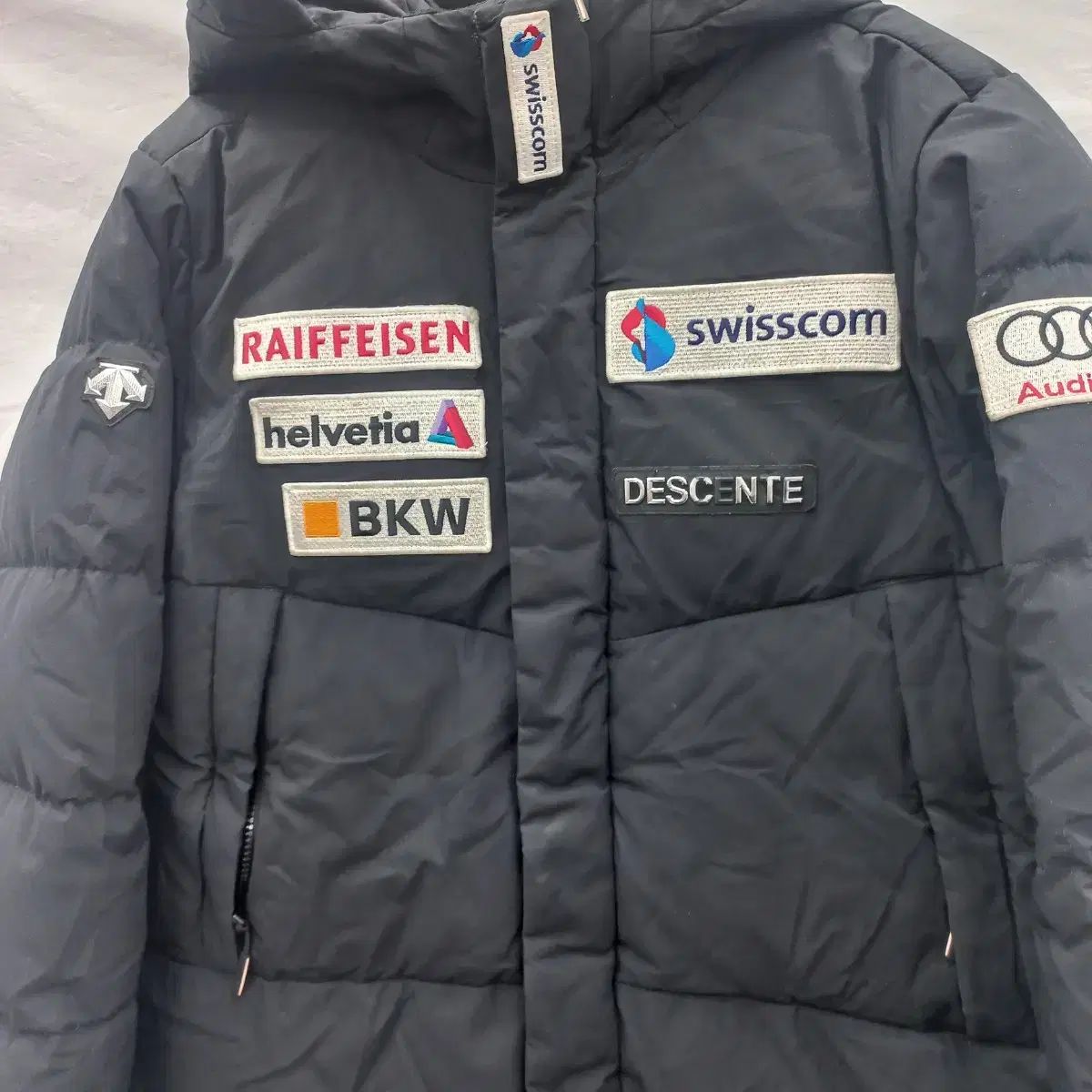 ブラックデサント アウディ ロングダウンジャケット キッズ 160