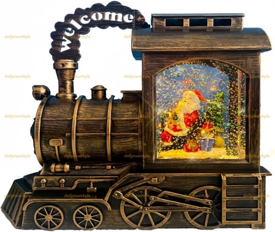 推薦 スノードーム 装飾サンタクローストラック家の装飾の装飾品 サンタ ランタン ライト 雪のライト 音楽付き USB バッテリー駆動 LED 装飾品 雰囲気を作り出す 光沢のあるアイテム