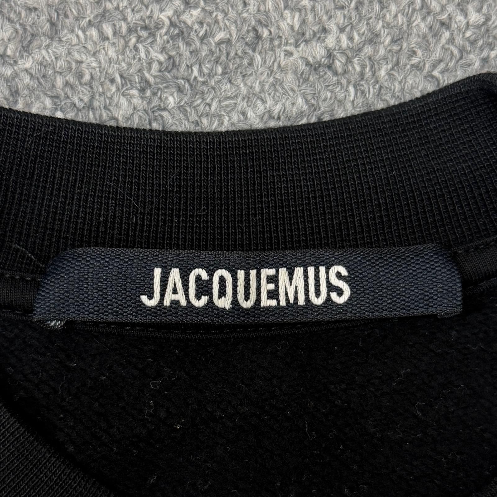 参考上代59,000円 JACQUEMUS LOGO Sweatshirt グログランロゴ入り