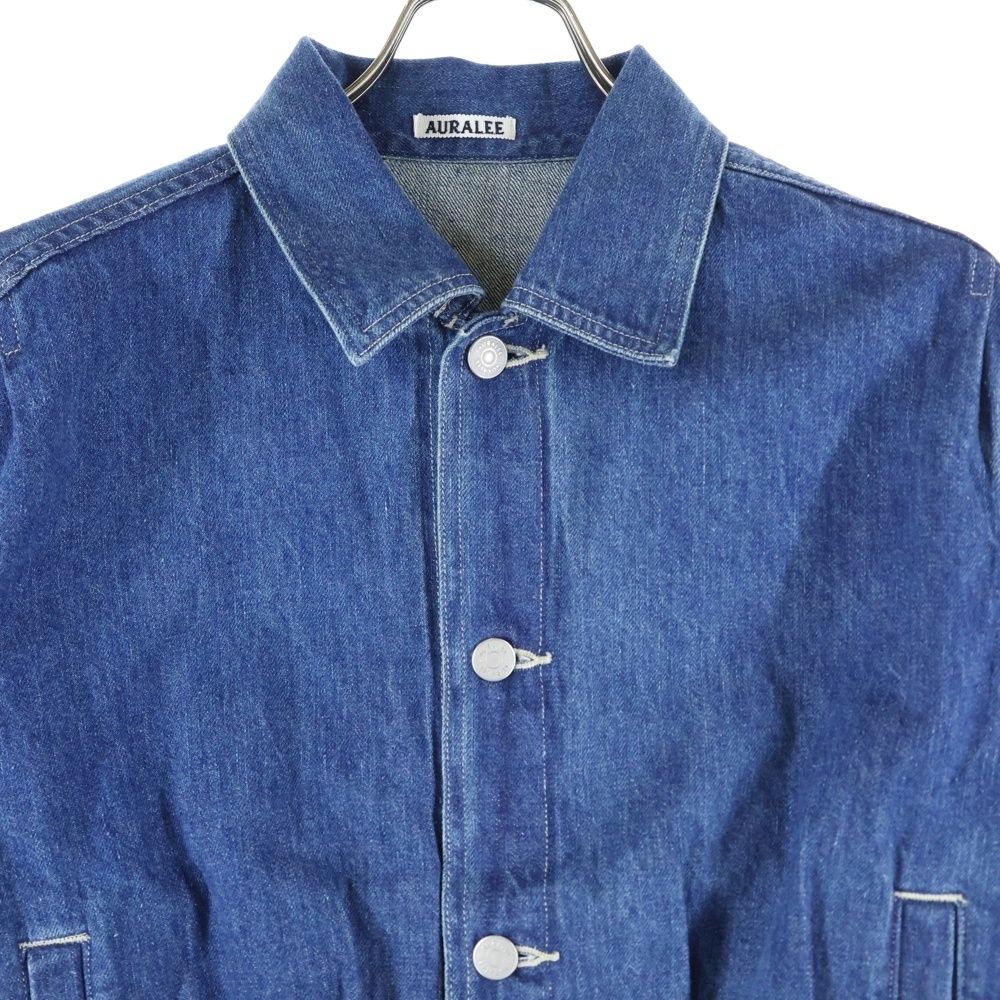 AURALEE (オーラリー) 23SS SELVEDGE LIGHT DENIM BLOUSON セルビッジ