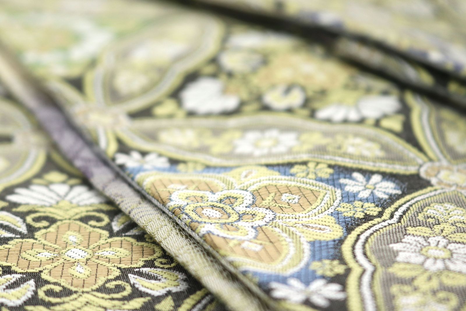 oha 085 西陣織 小袋帯 半幅帯 長尺