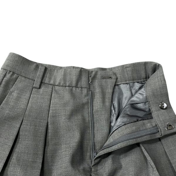 ◇ プラージュ PLAGE ハイウエストワイドパンツ スラックス センター