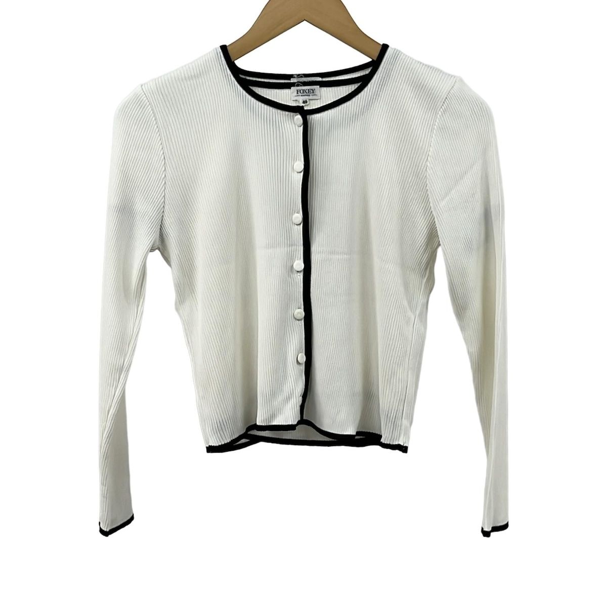 FOXEY フォクシー アンサンブル サイズ40 M レディース - 7088 白×黒