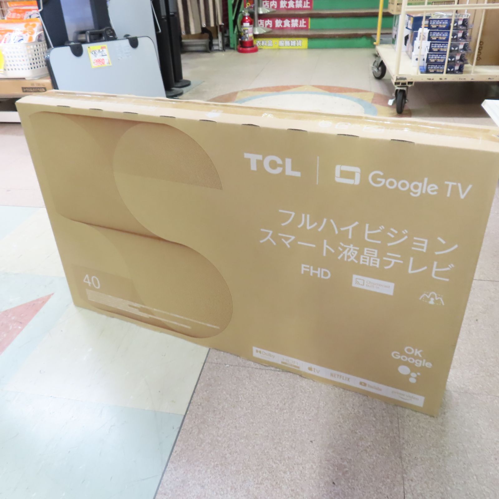 未開封品 TCL 40V型 液晶テレビ 40S5402 GoogleTV フルHD スマート