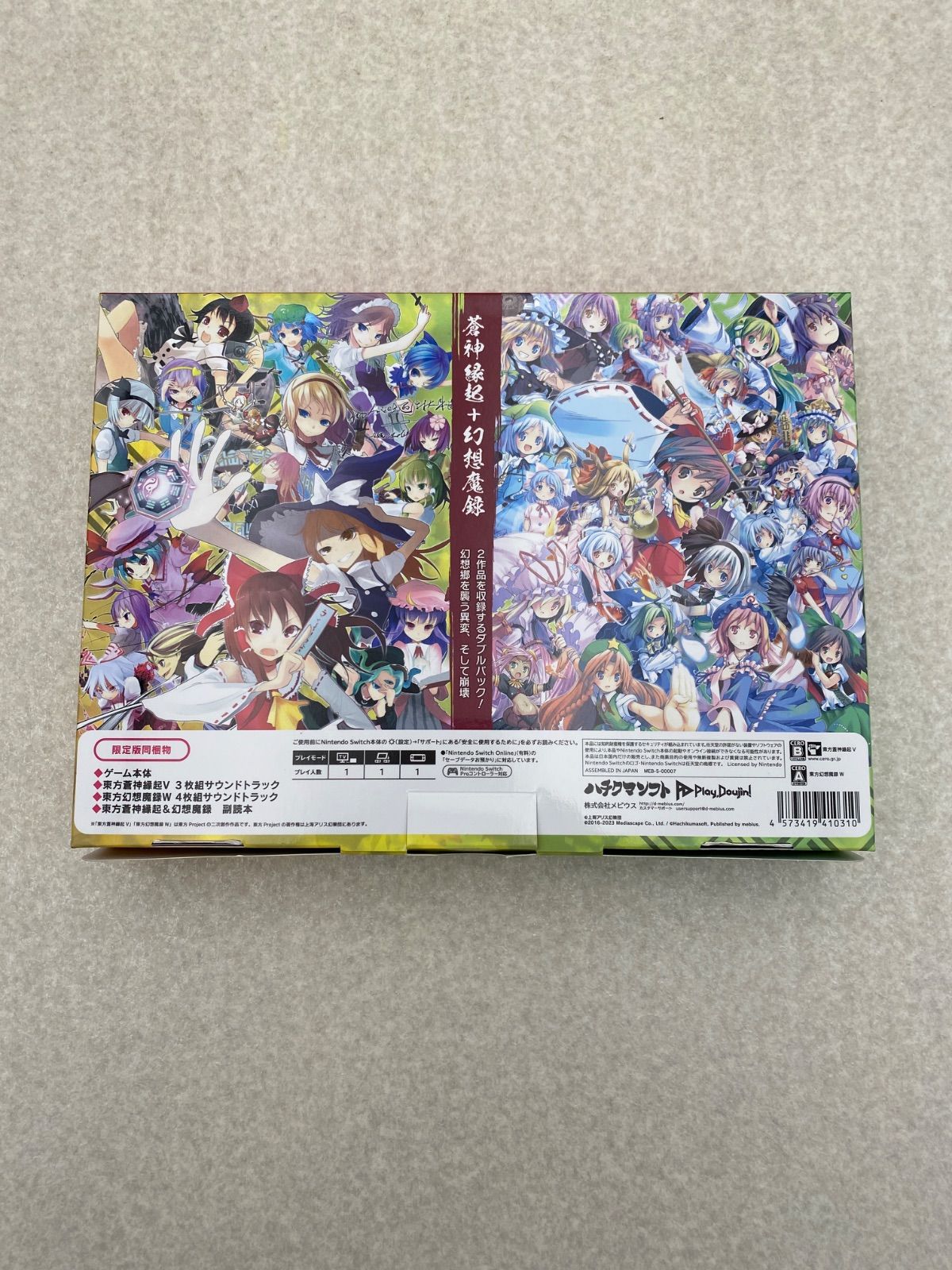 ◇東方蒼神縁起V ＆ 東方幻想魔録W ダブルパック 限定版 ニンテンドー