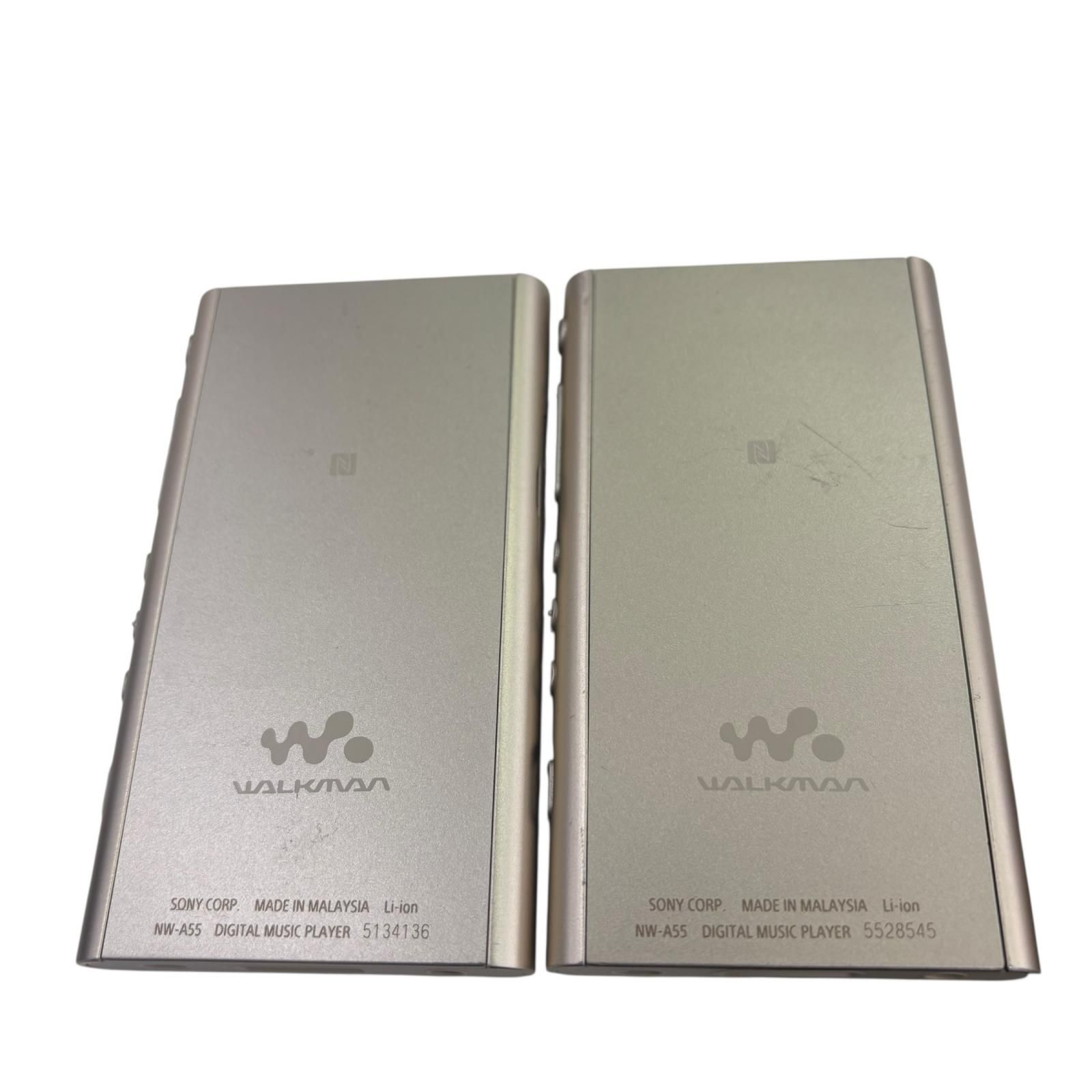 186001 動作確認済み SONY ソニー ウォークマン NW-A55 ゴールド 2点